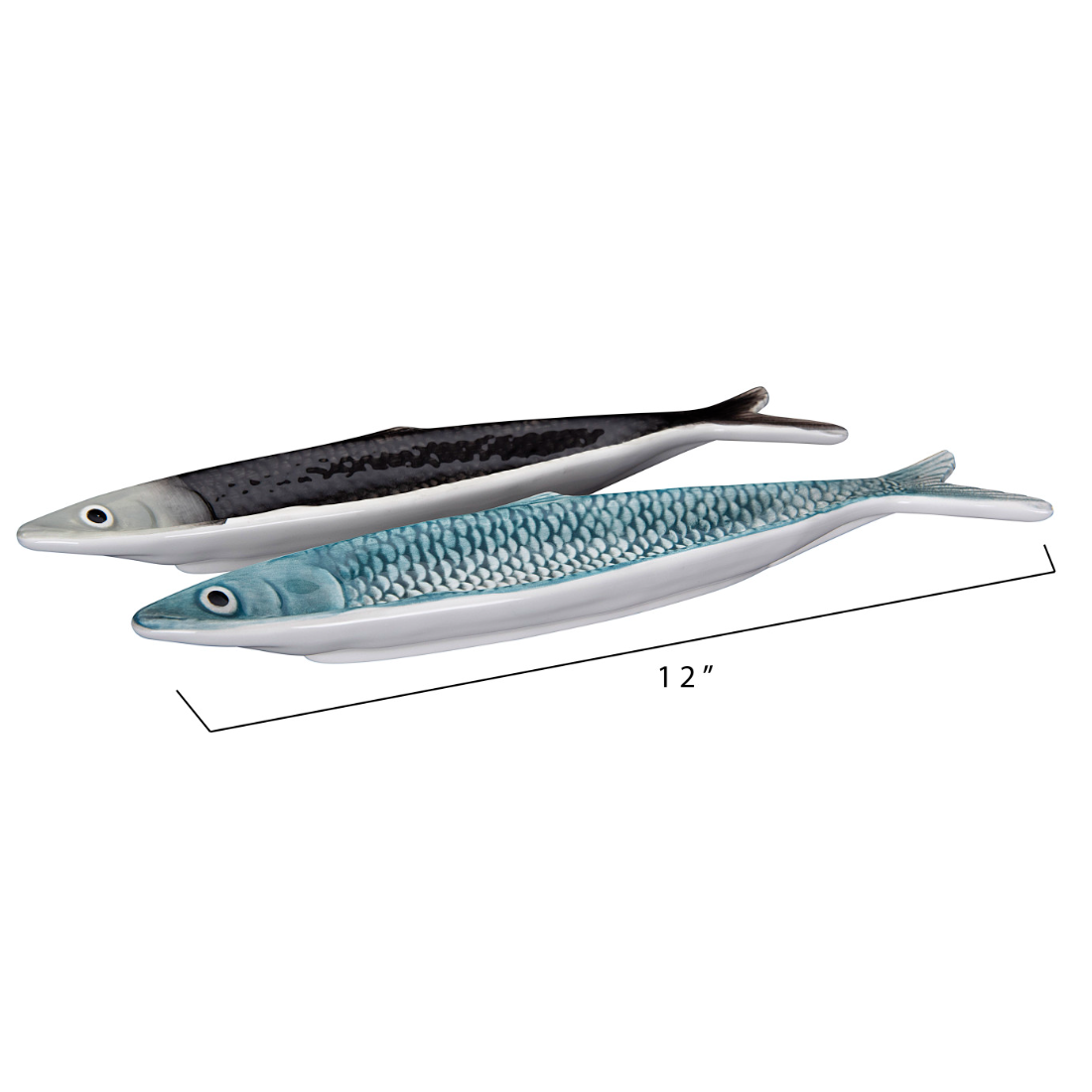 Hand Painted Sardine Plate