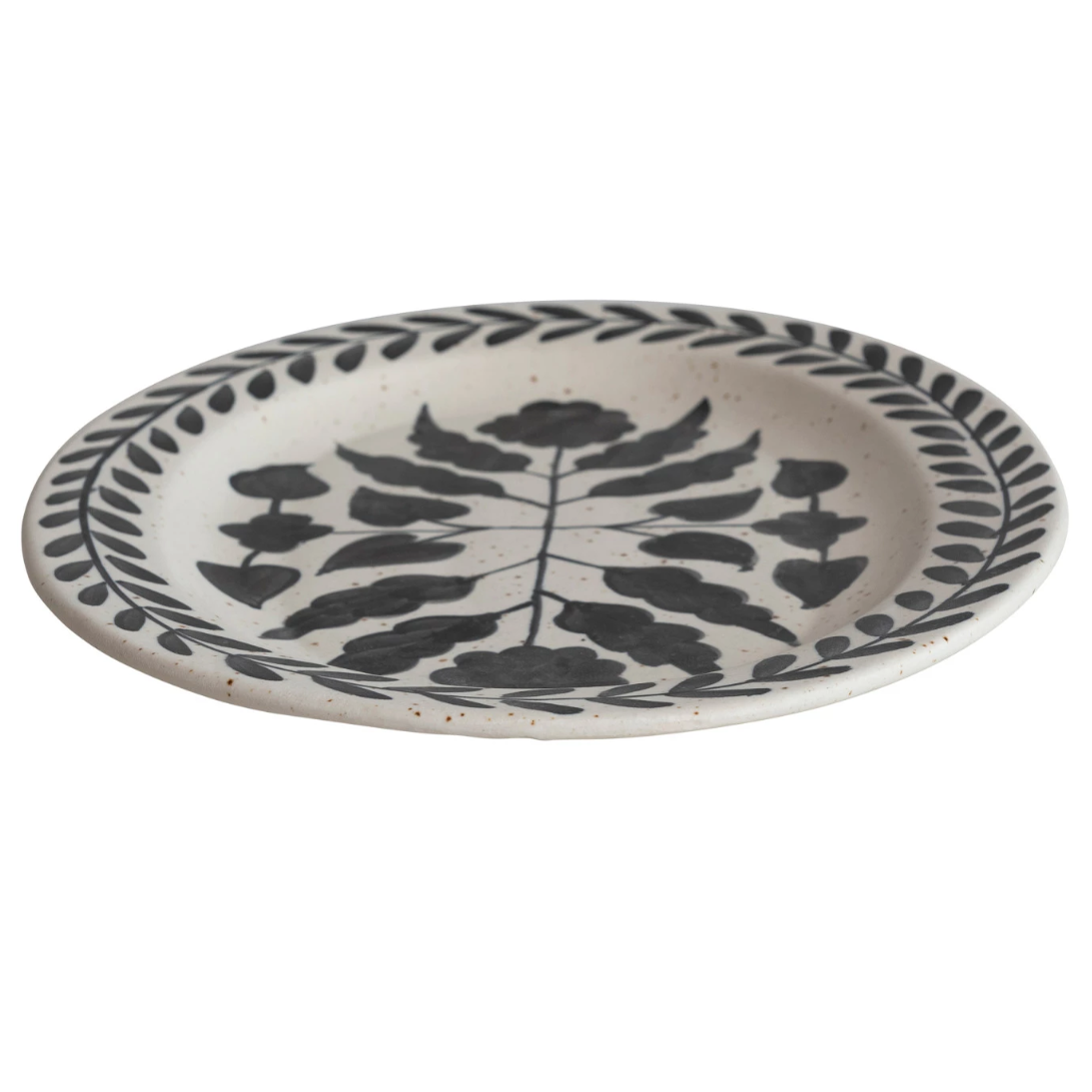 Hand Painted Floral Platter