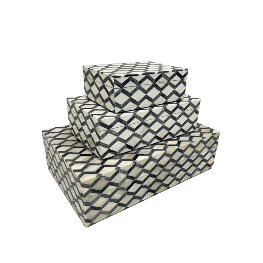 Harlequin Bone Box