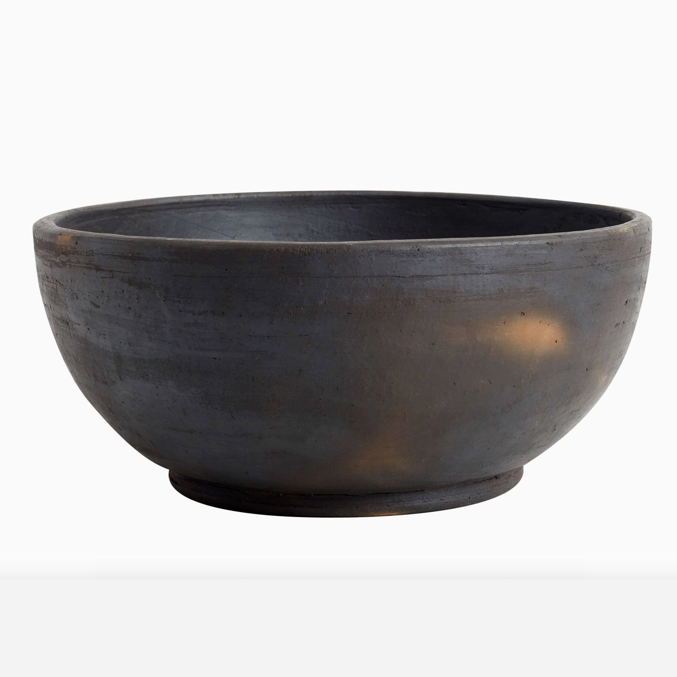 Hazel Brown Medium Serving Bowl