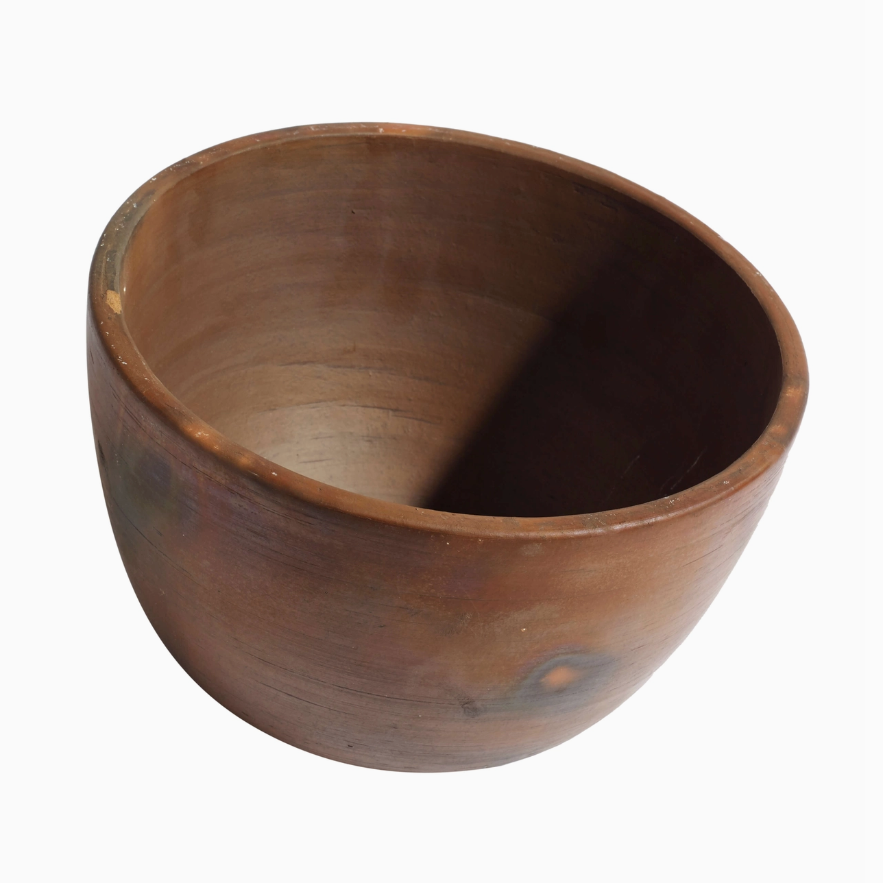 Hazel Brown Deep Salad Bowl