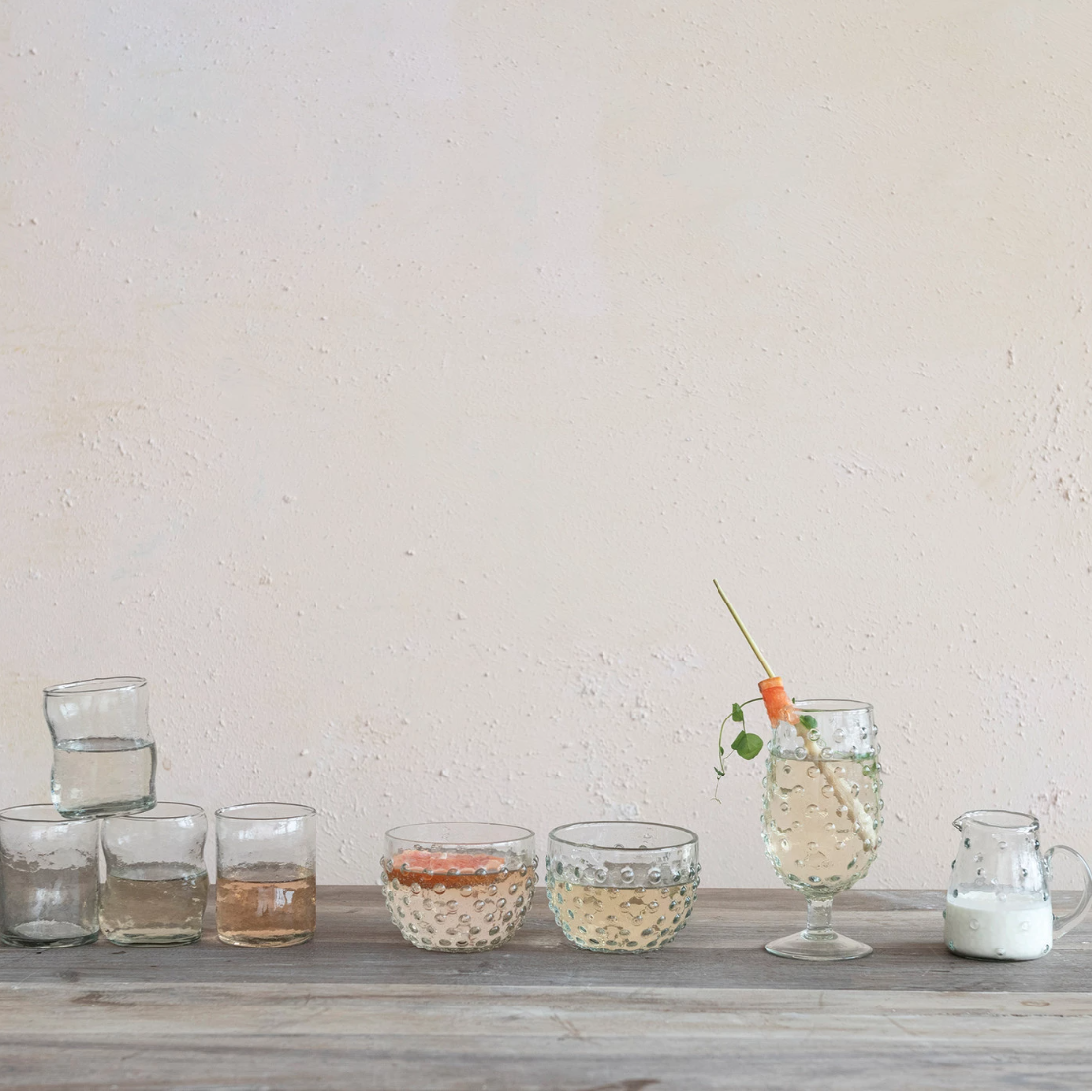 Hobnail Glass Bowl