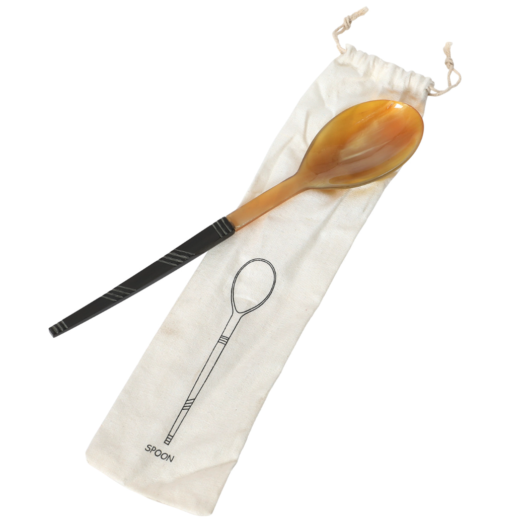 Horn Serving Spoon