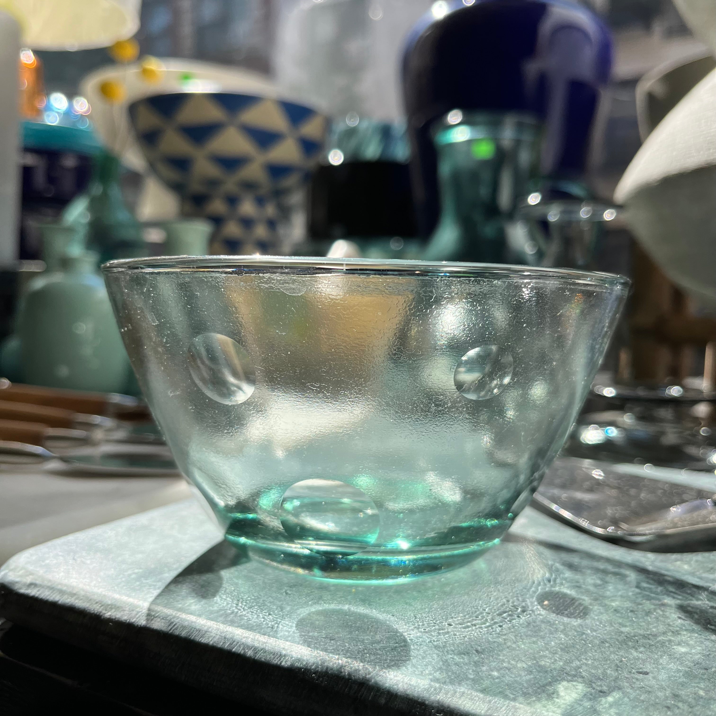 Glass Bubble Snack Bowls