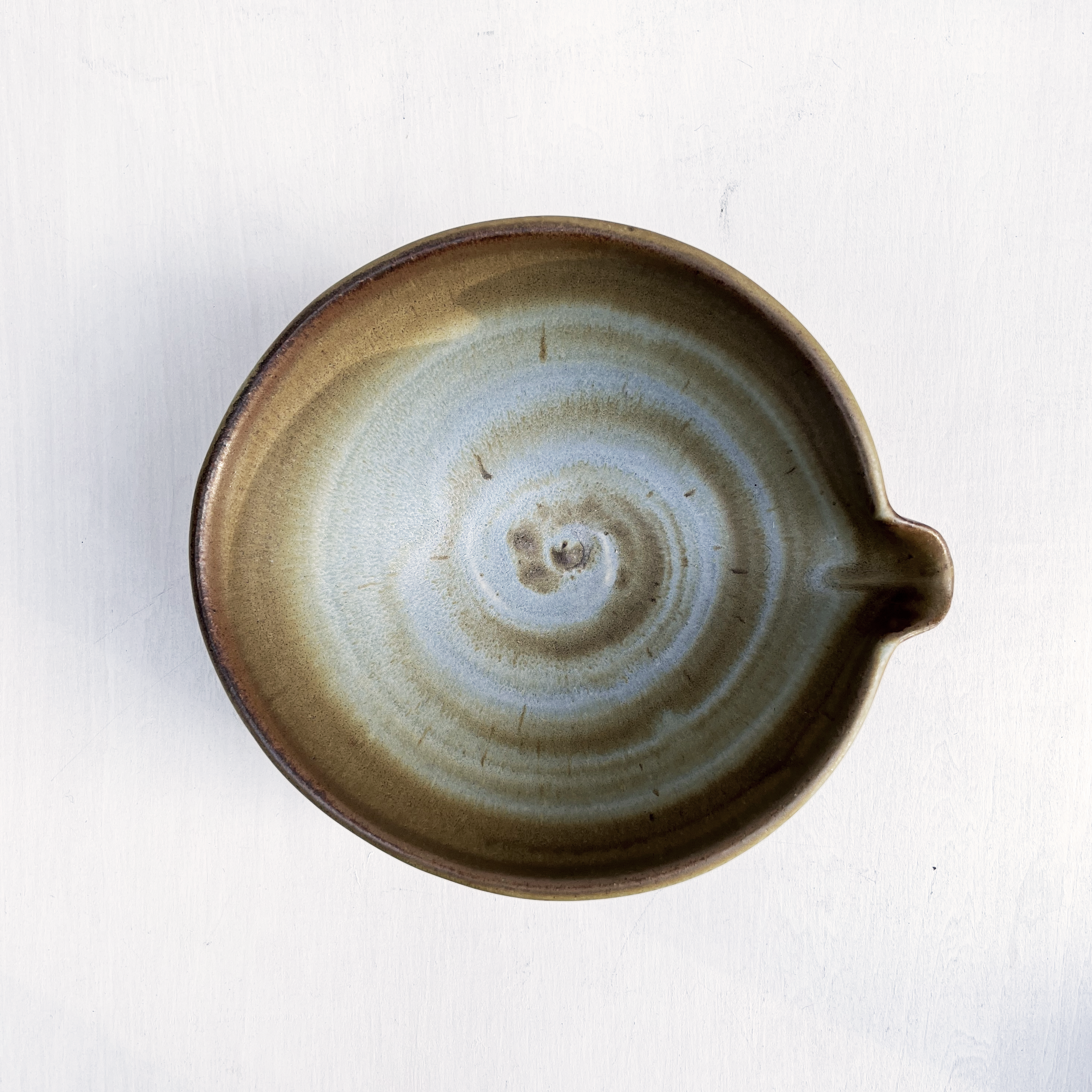 Brown Bowl with Spout