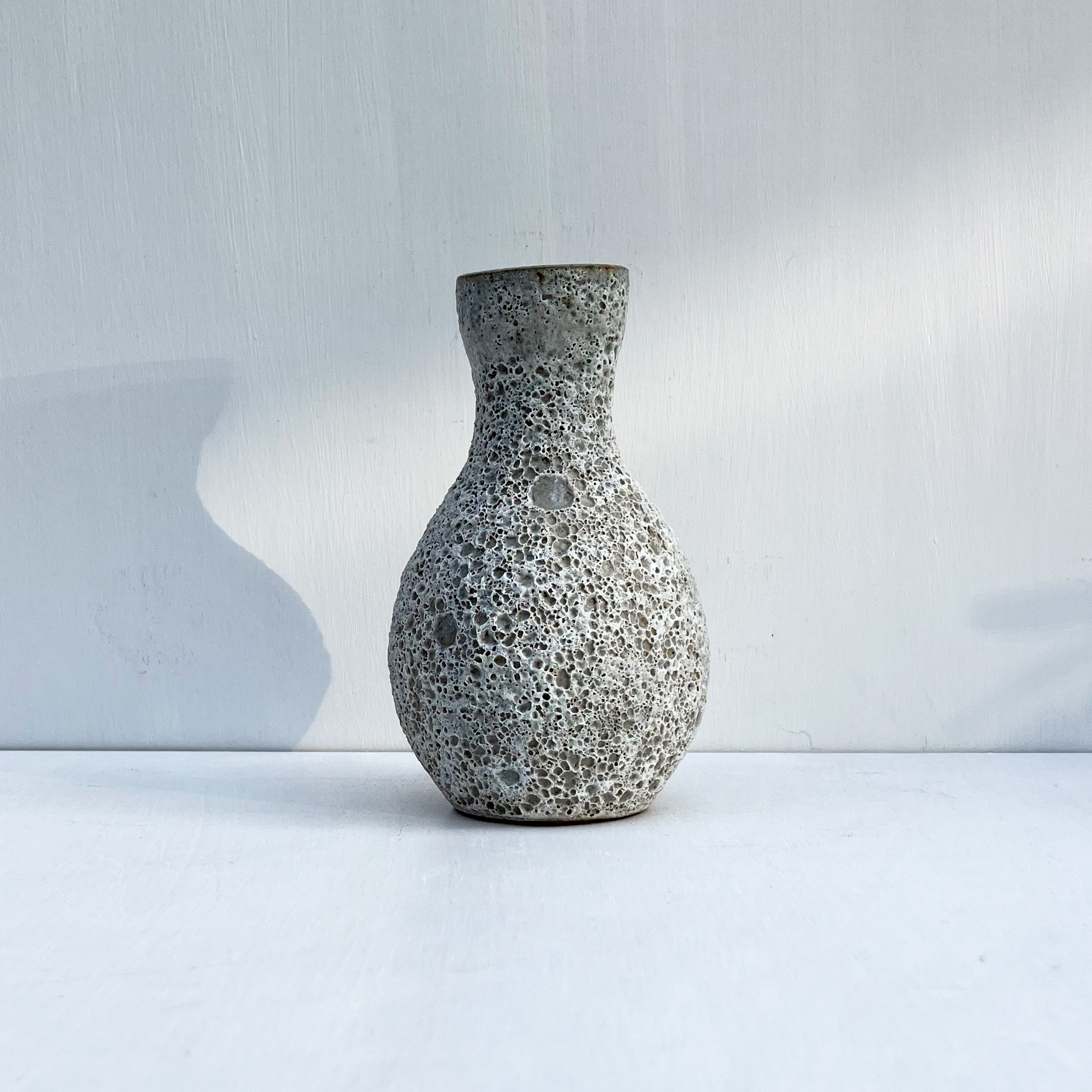 Coral Vase, Short, Grey