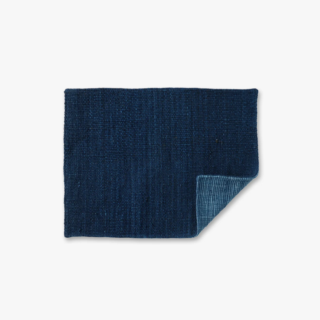 Indigo Cotton Reversible Placemats, Set of 2