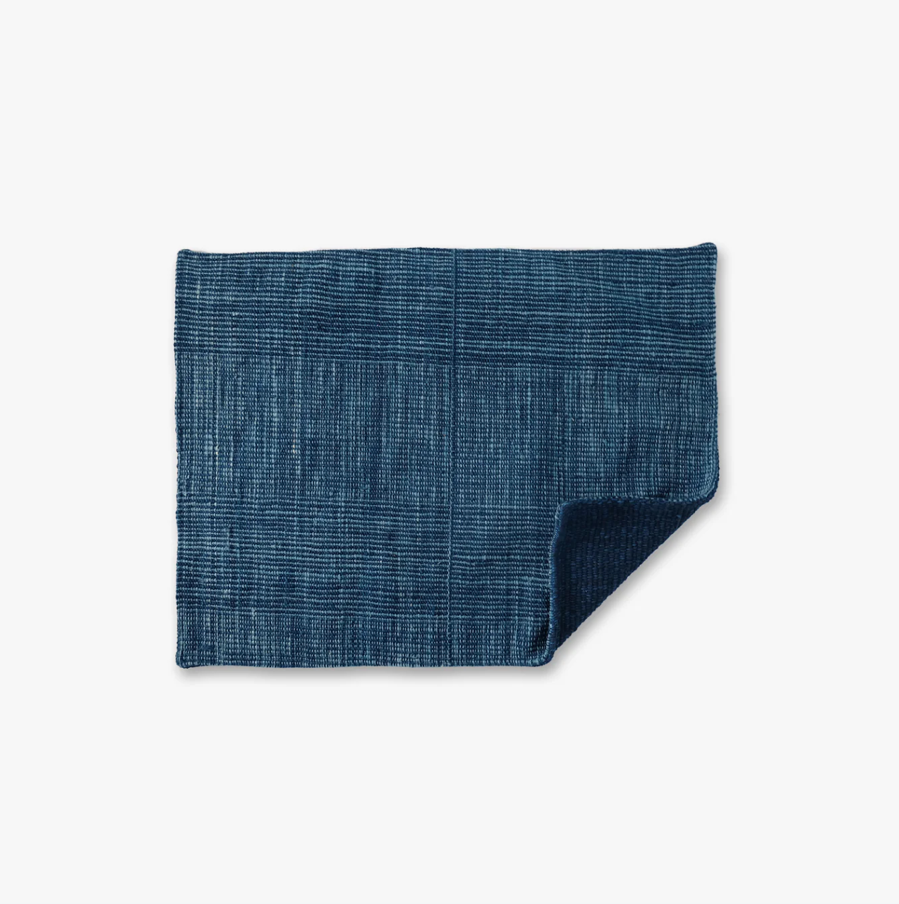 Indigo Cotton Reversible Placemats, Set of 2