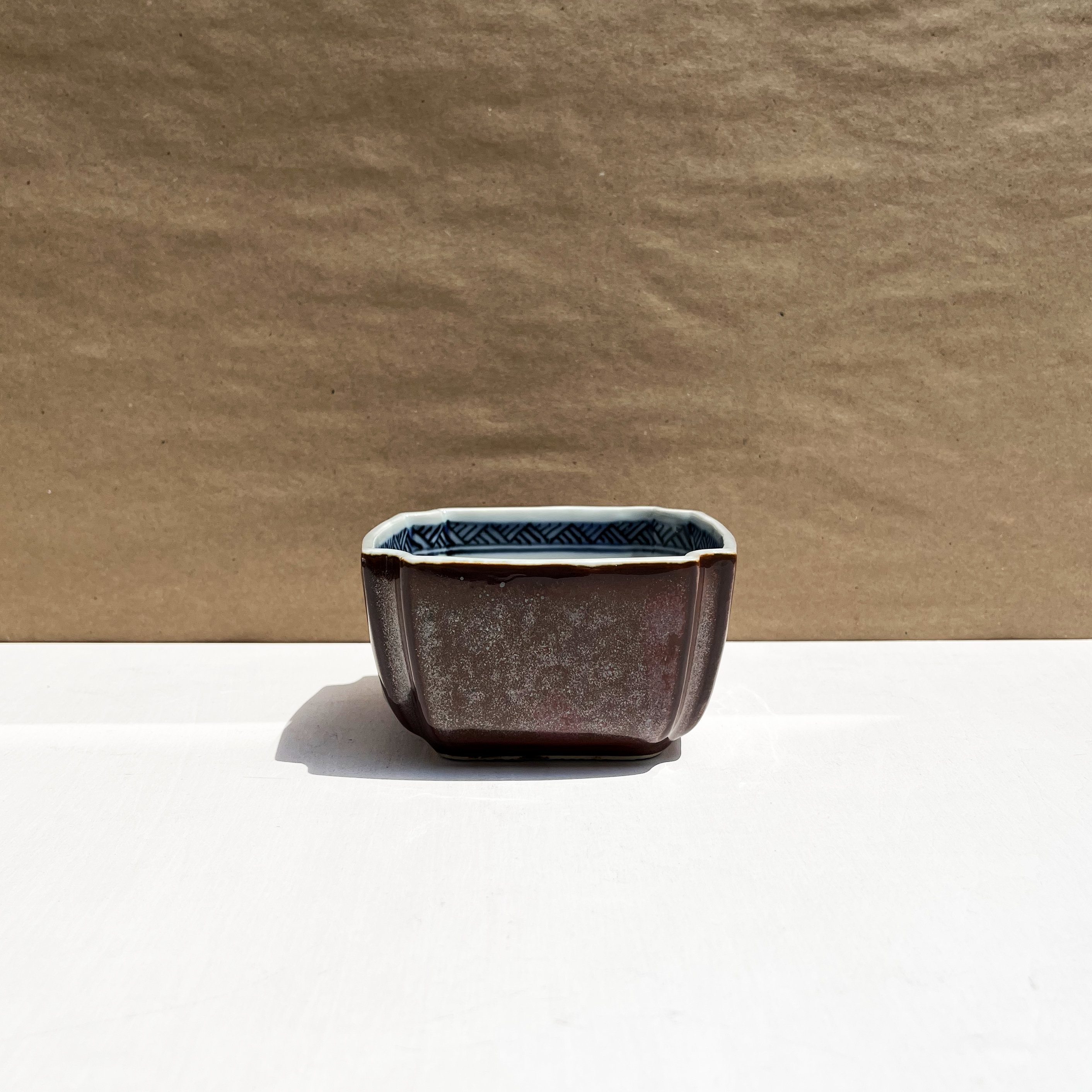 Vintage Japanese Square Bowl