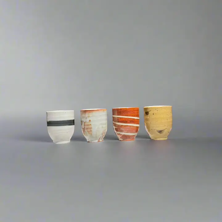 Japanese Tea Cups, Set of 4