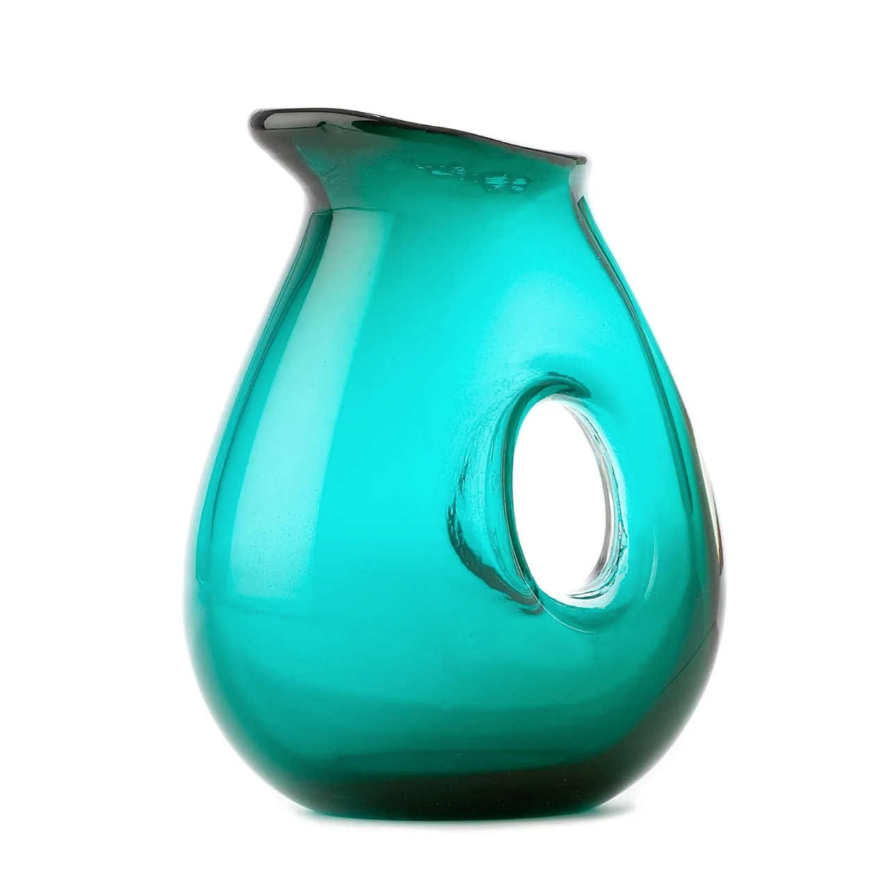Jug with Hole, Sea Green