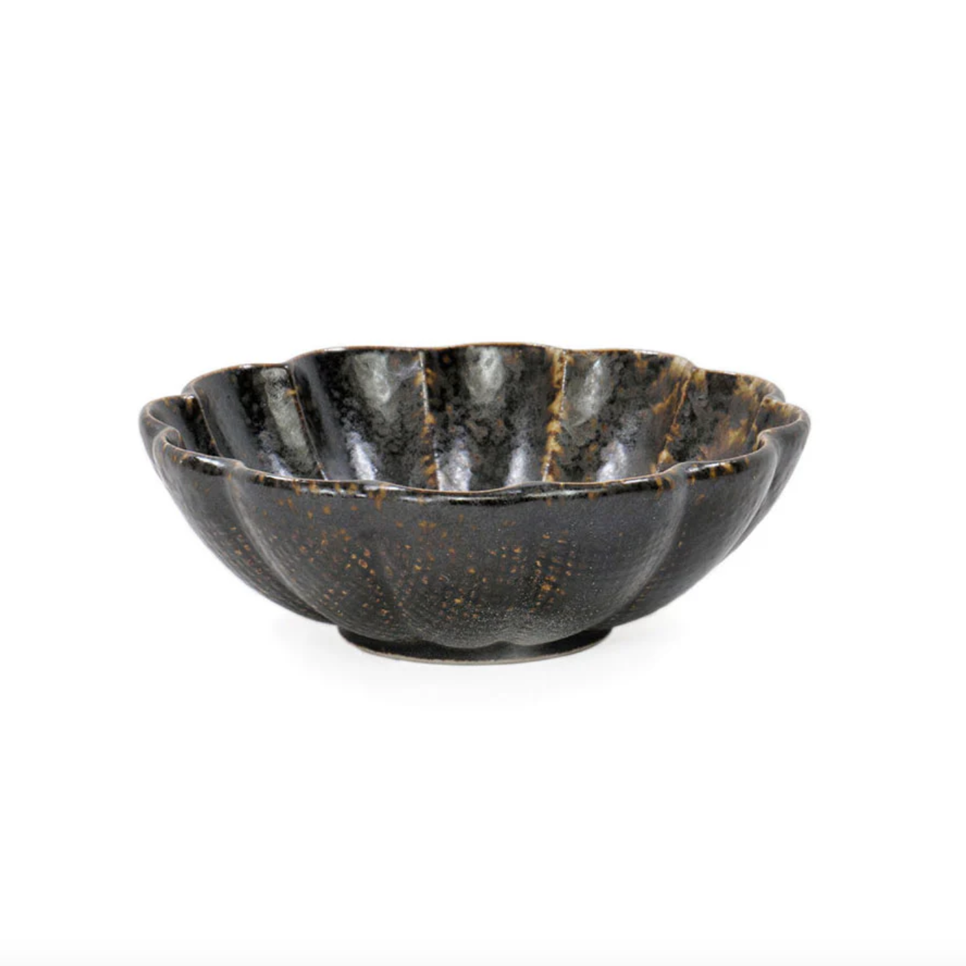 Kiku Matte Espresso Shallow Bowl