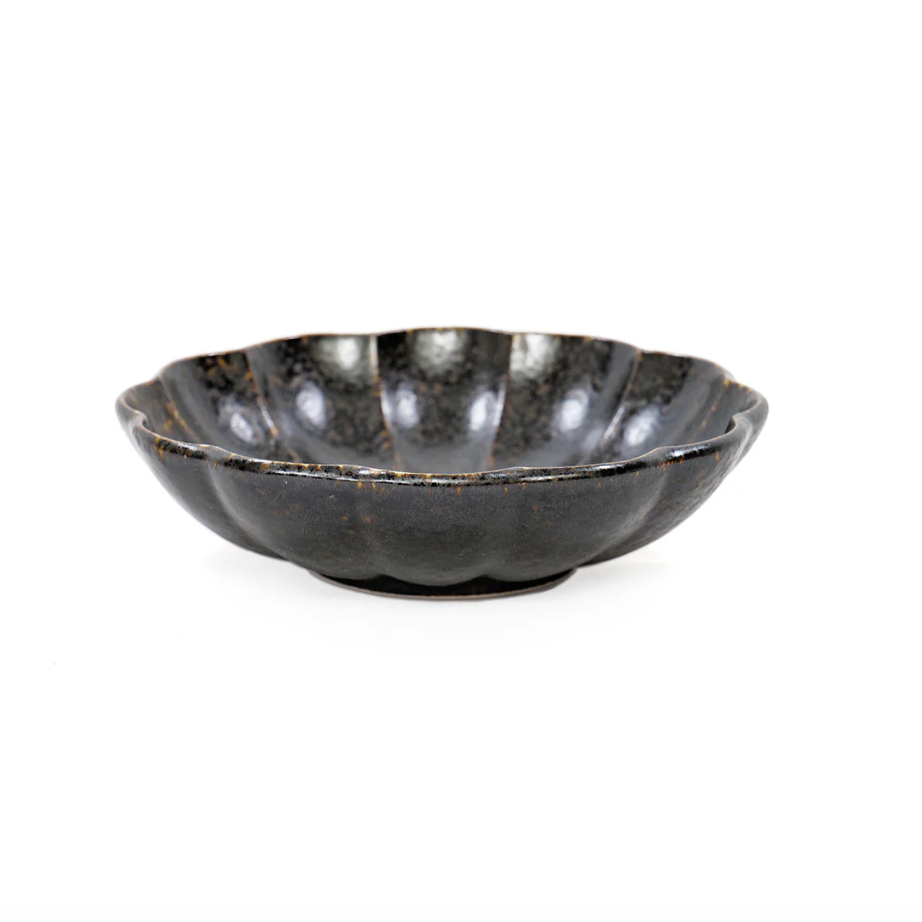 Kiku Matte Espresso Shallow Bowl