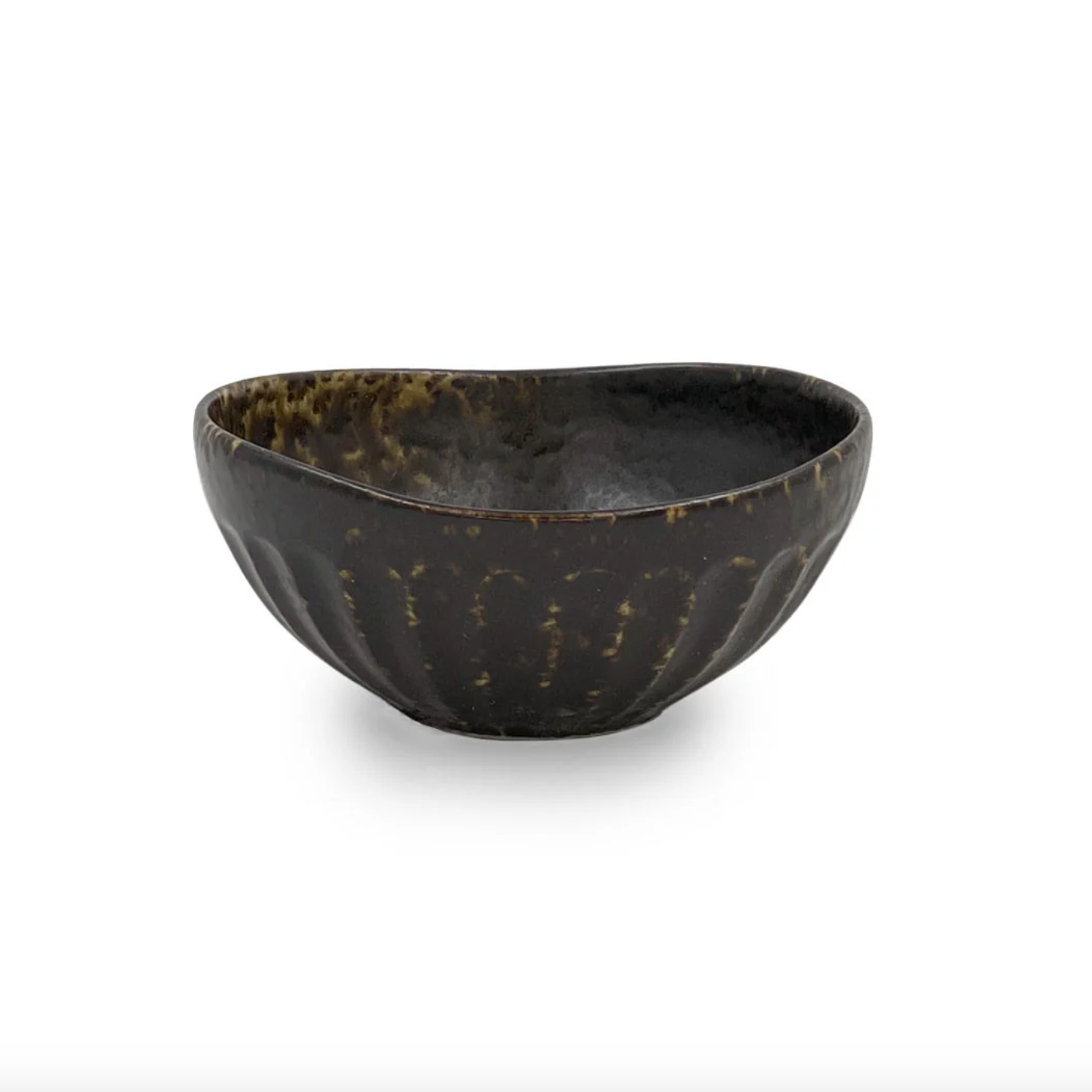 Kiku Matte Espresso Rice Bowl