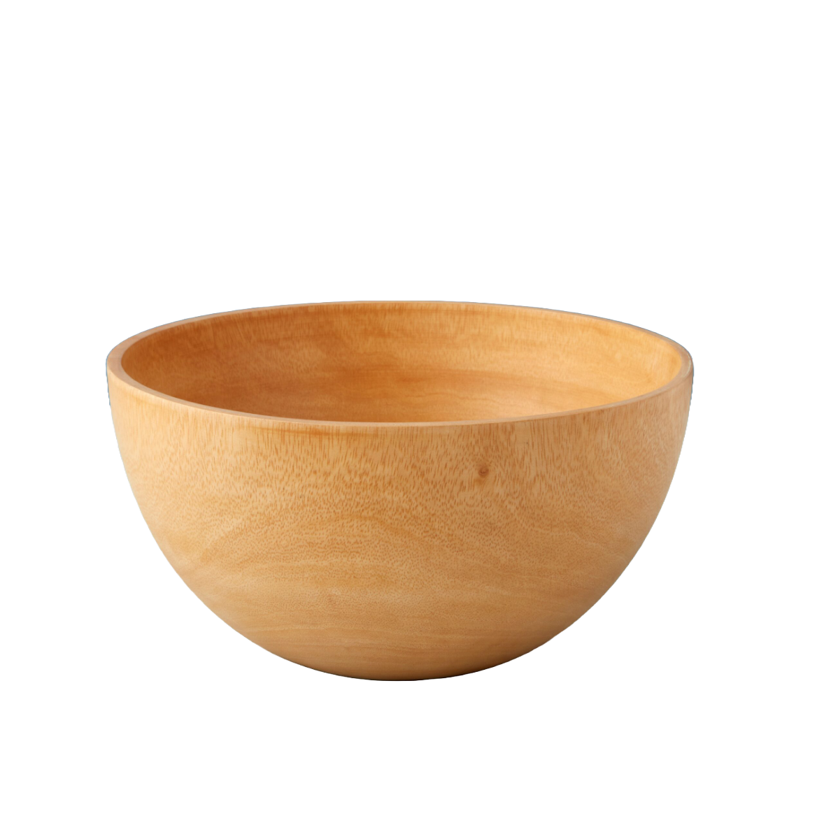 Mango Wood Bowl with Matte Gold Servers