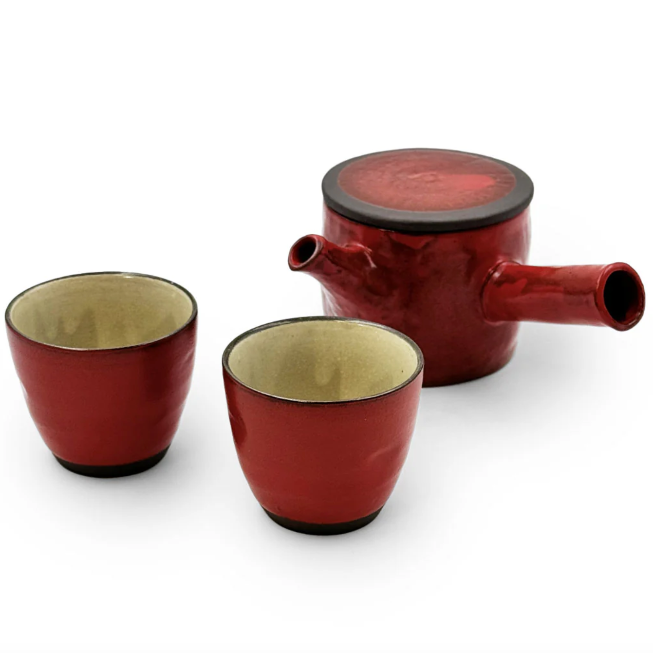 Tea Set, Kyusu Red