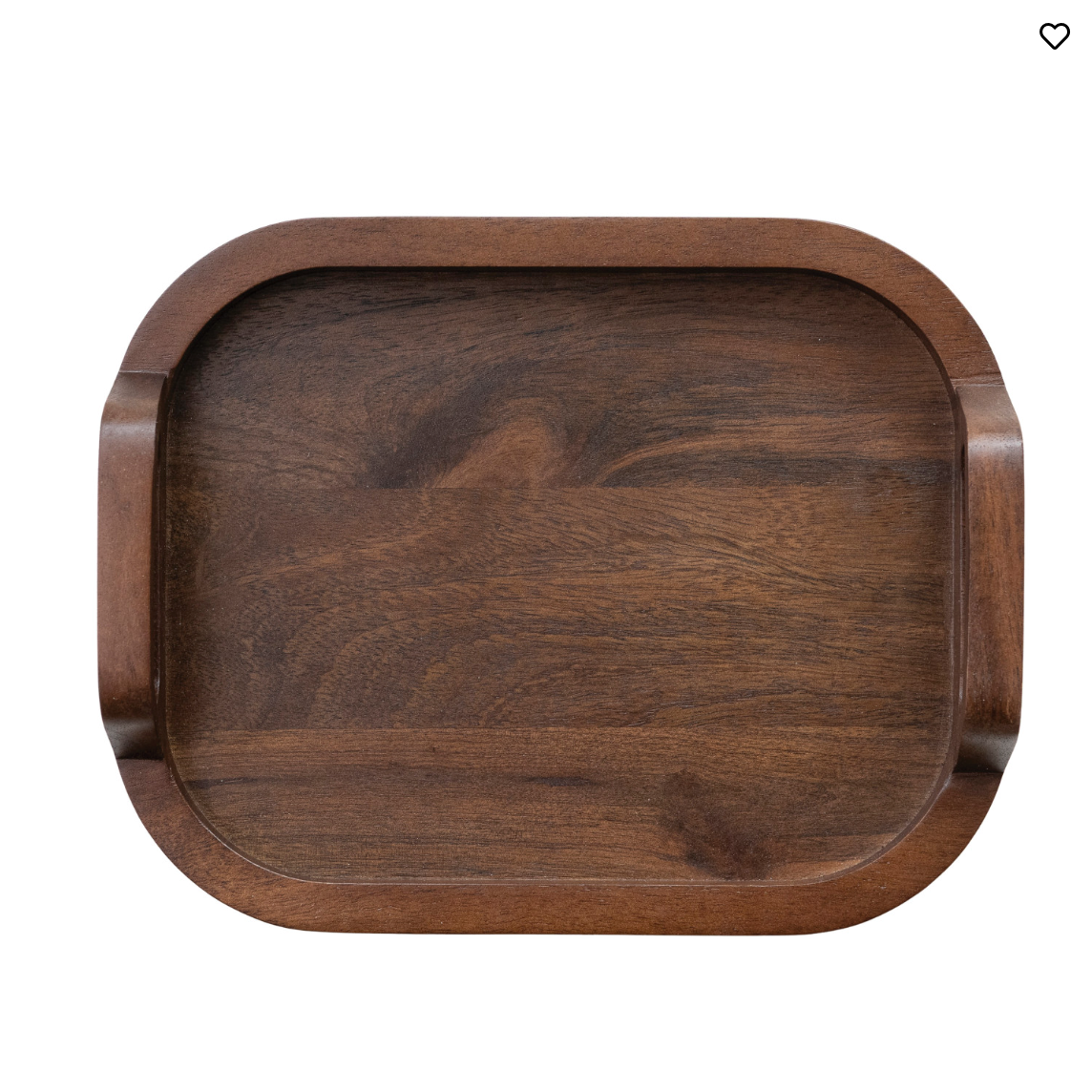Mango Wood Tray, Walnut Finish