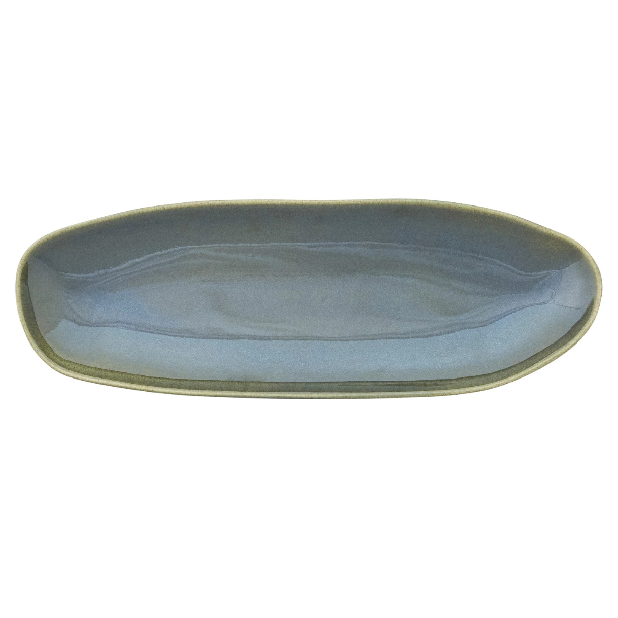 Moss Green Oval Platter