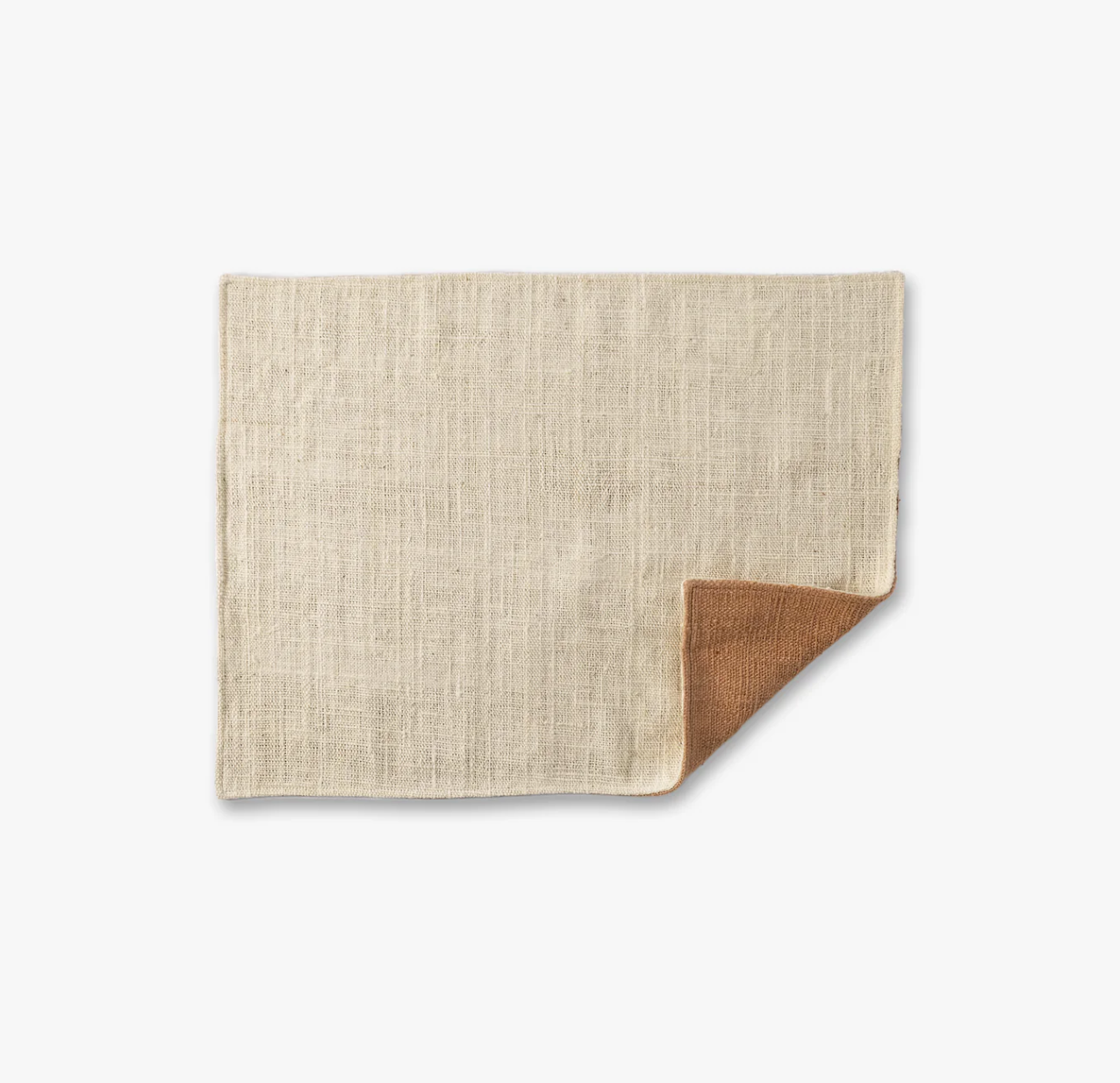 Natural Cotton Reversible Placemats, Set of 2