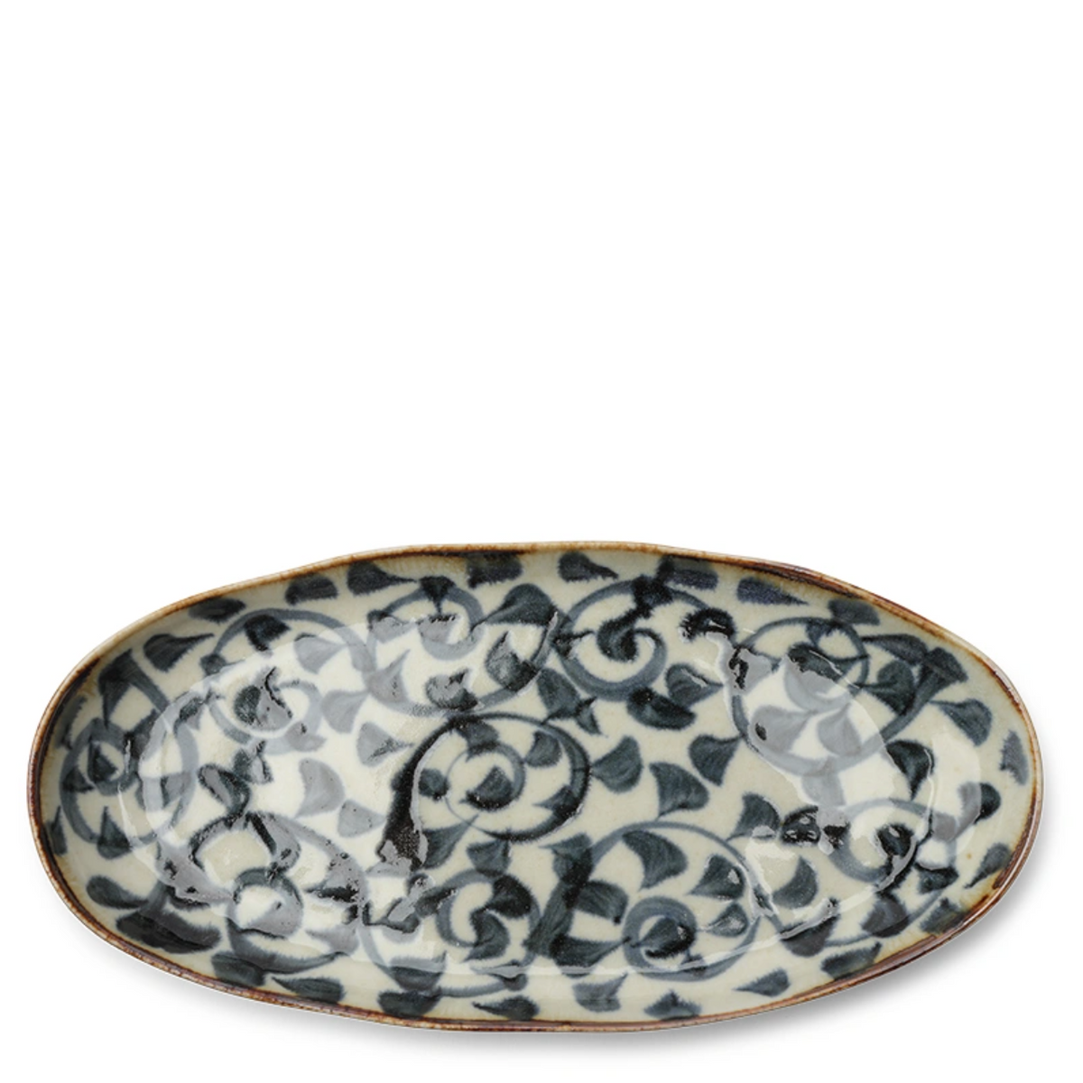 Octopus Vine Oval Serving Plate