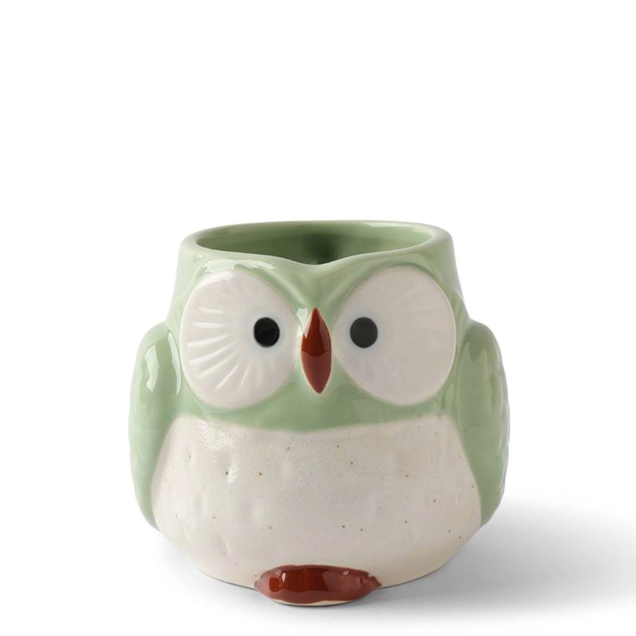 Owl Mug, Green