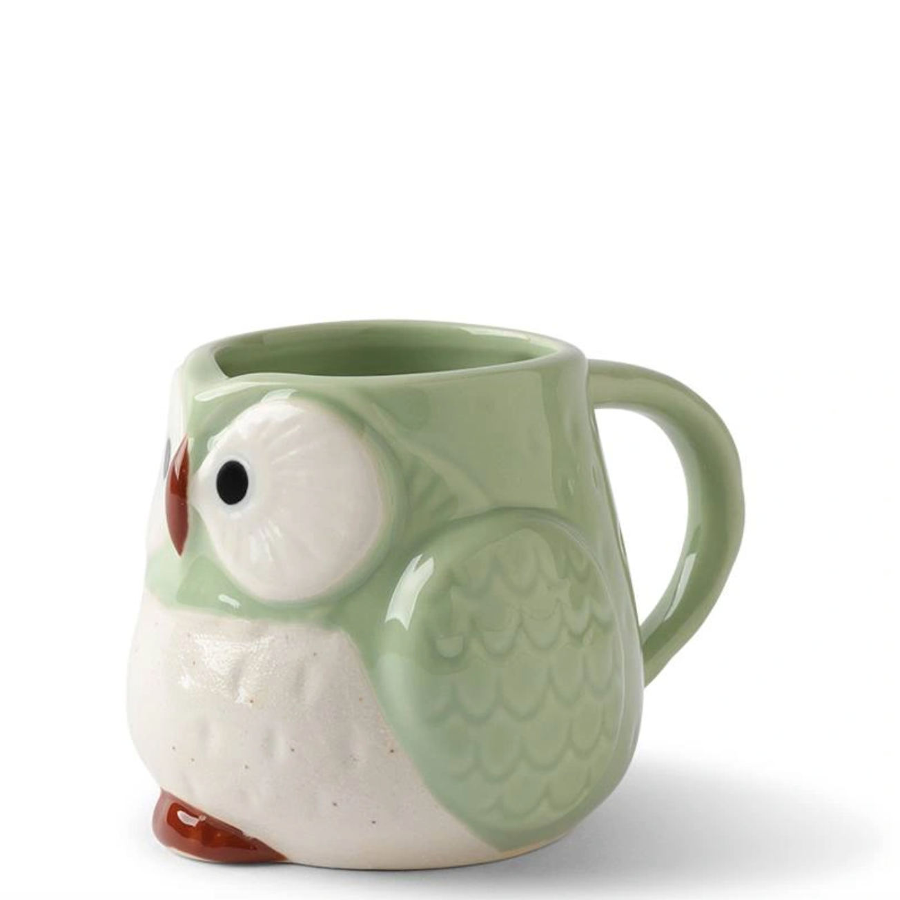 Owl Mug, Green