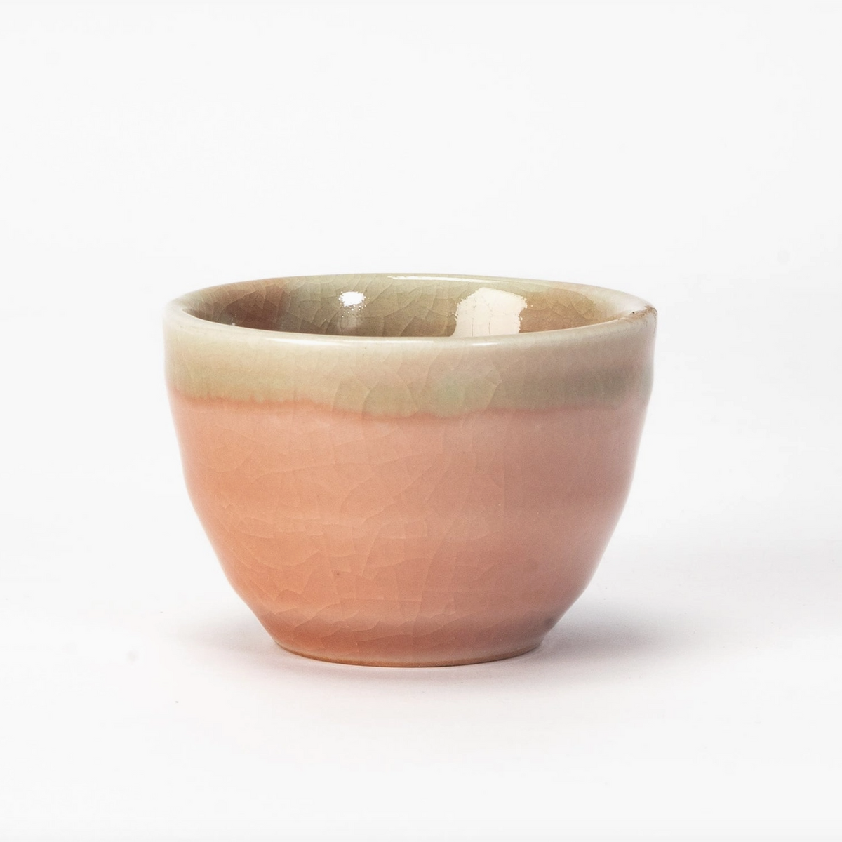 Peach Pink Sake Cup