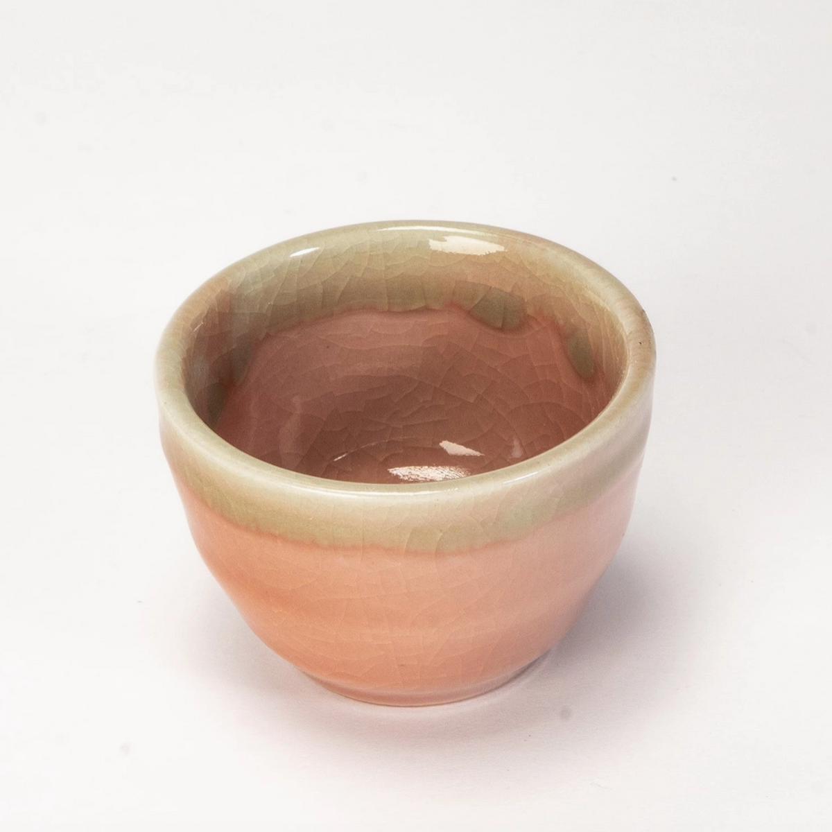 Peach Pink Sake Cup