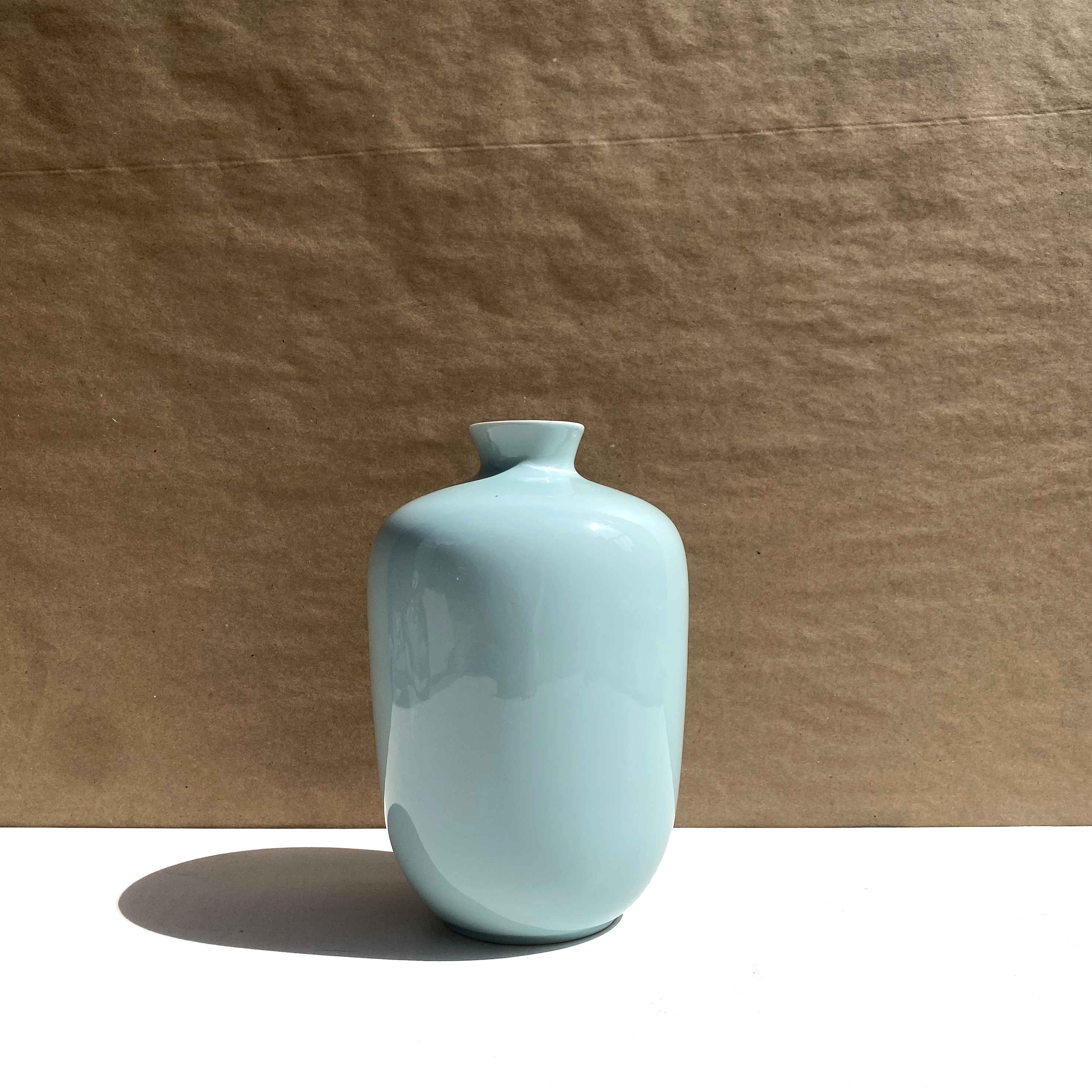 Plum Porcelain Vase