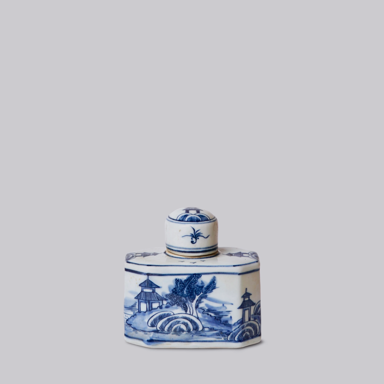 Porcelain Landscape Caddy