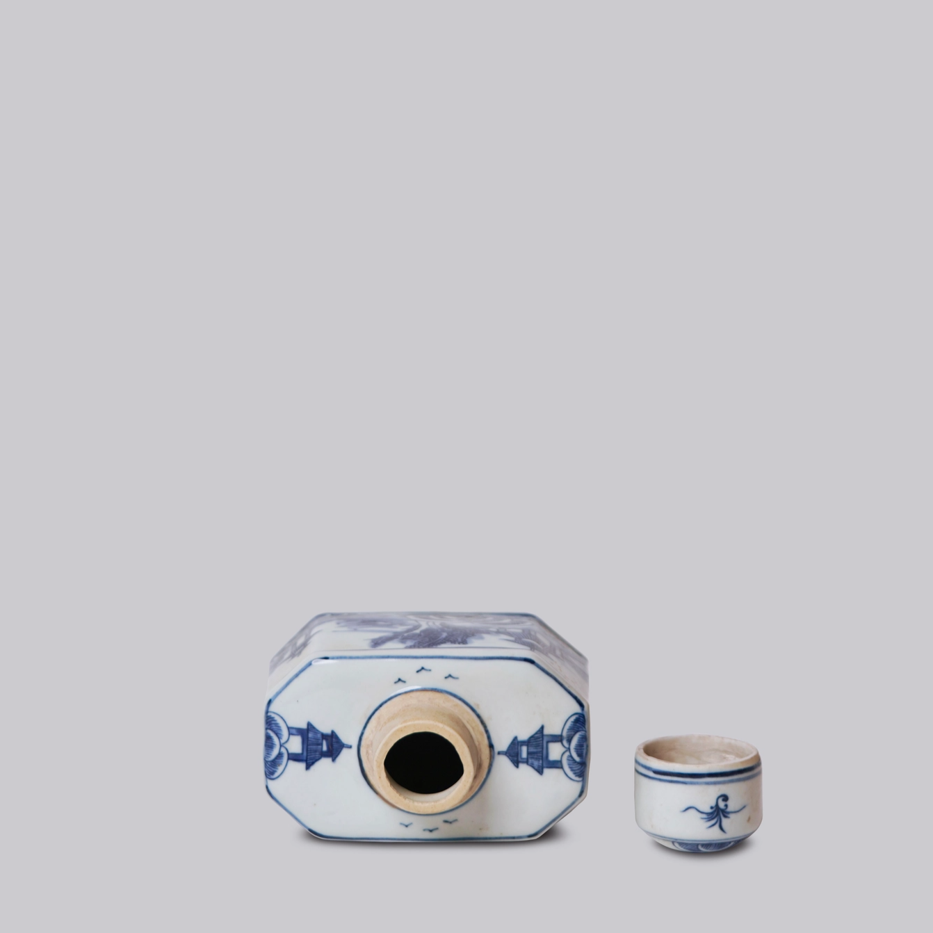 Porcelain Landscape Caddy