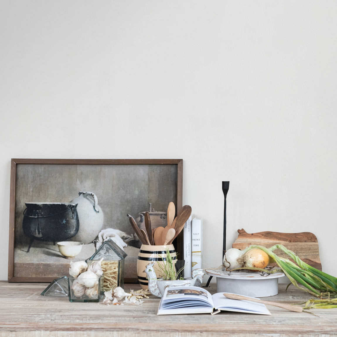 Framed Pottery Still Life