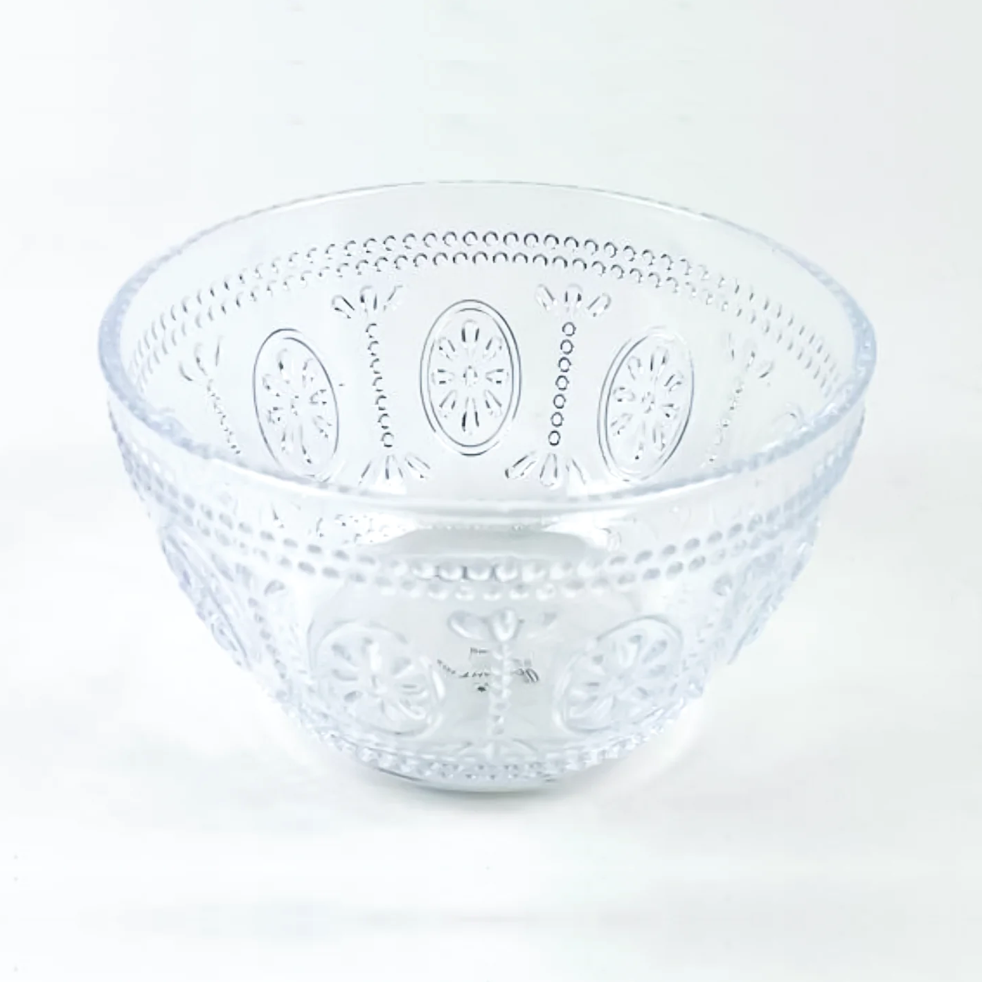 Pressed Glass Fleur Bowl