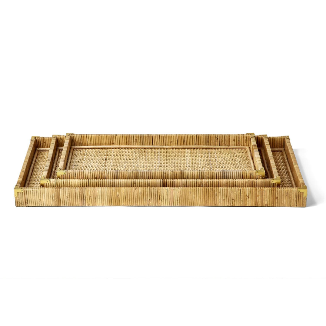 Handcrafted Rattan Trays