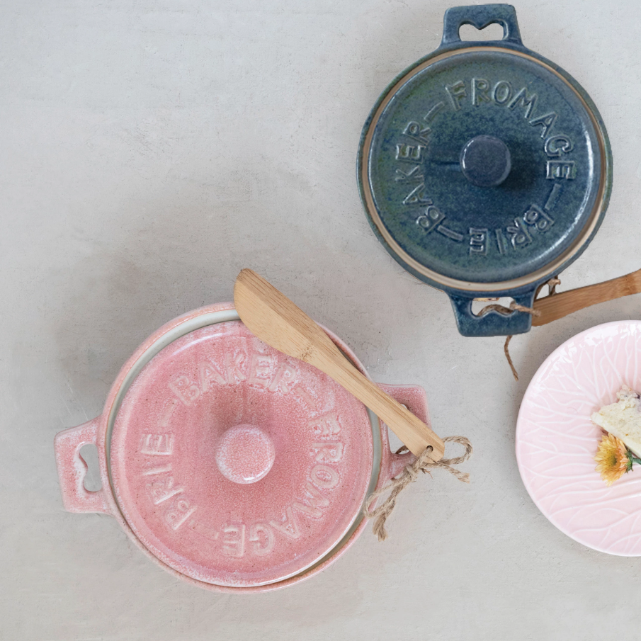 Stoneware Brie Baker