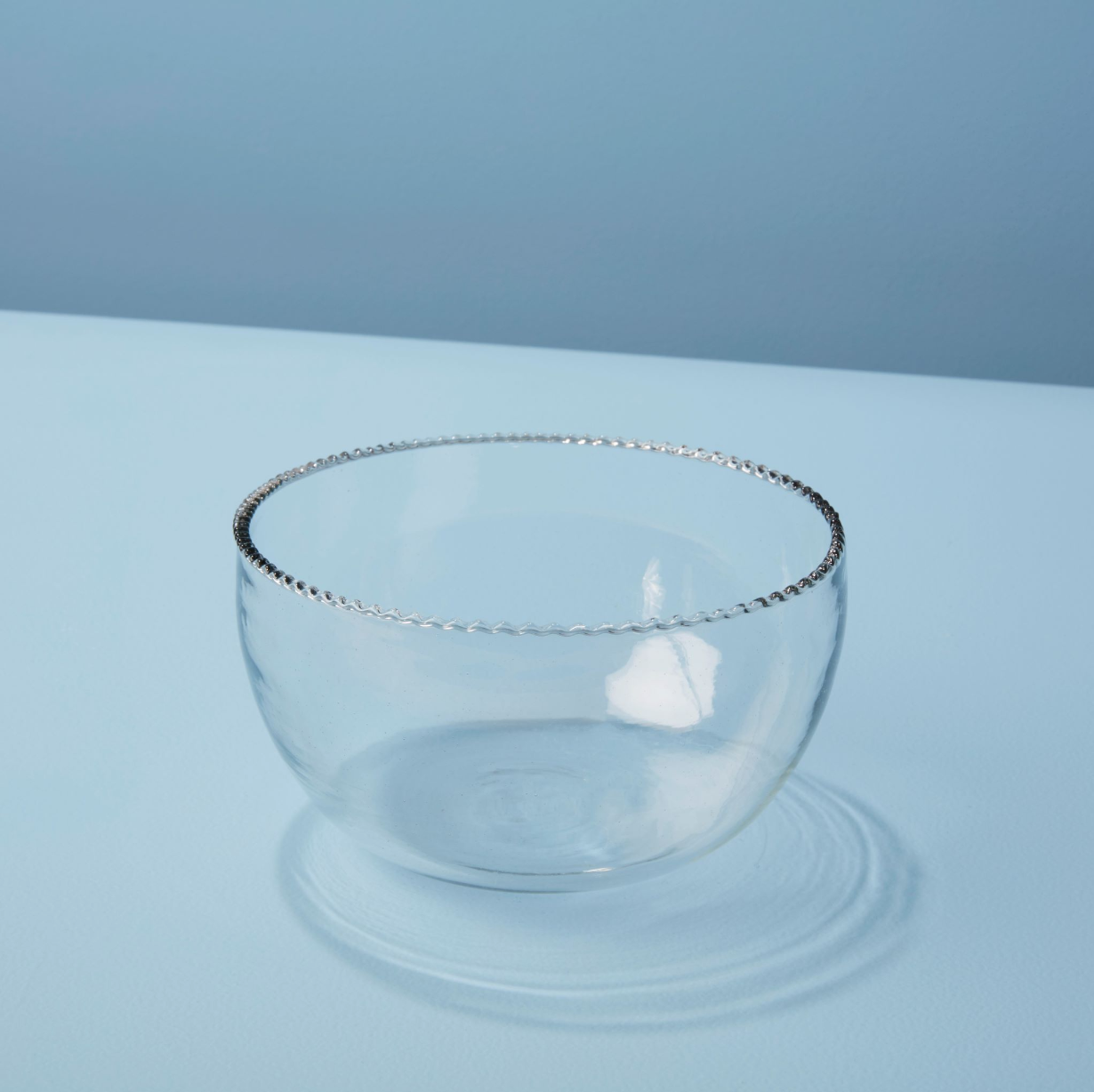 Ruffle Glass Bowl, Small