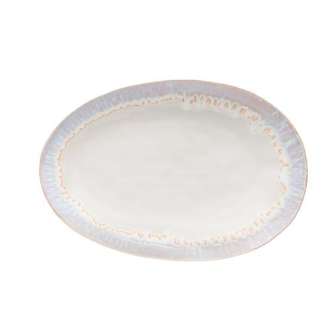 Brisa Oval Platter, White