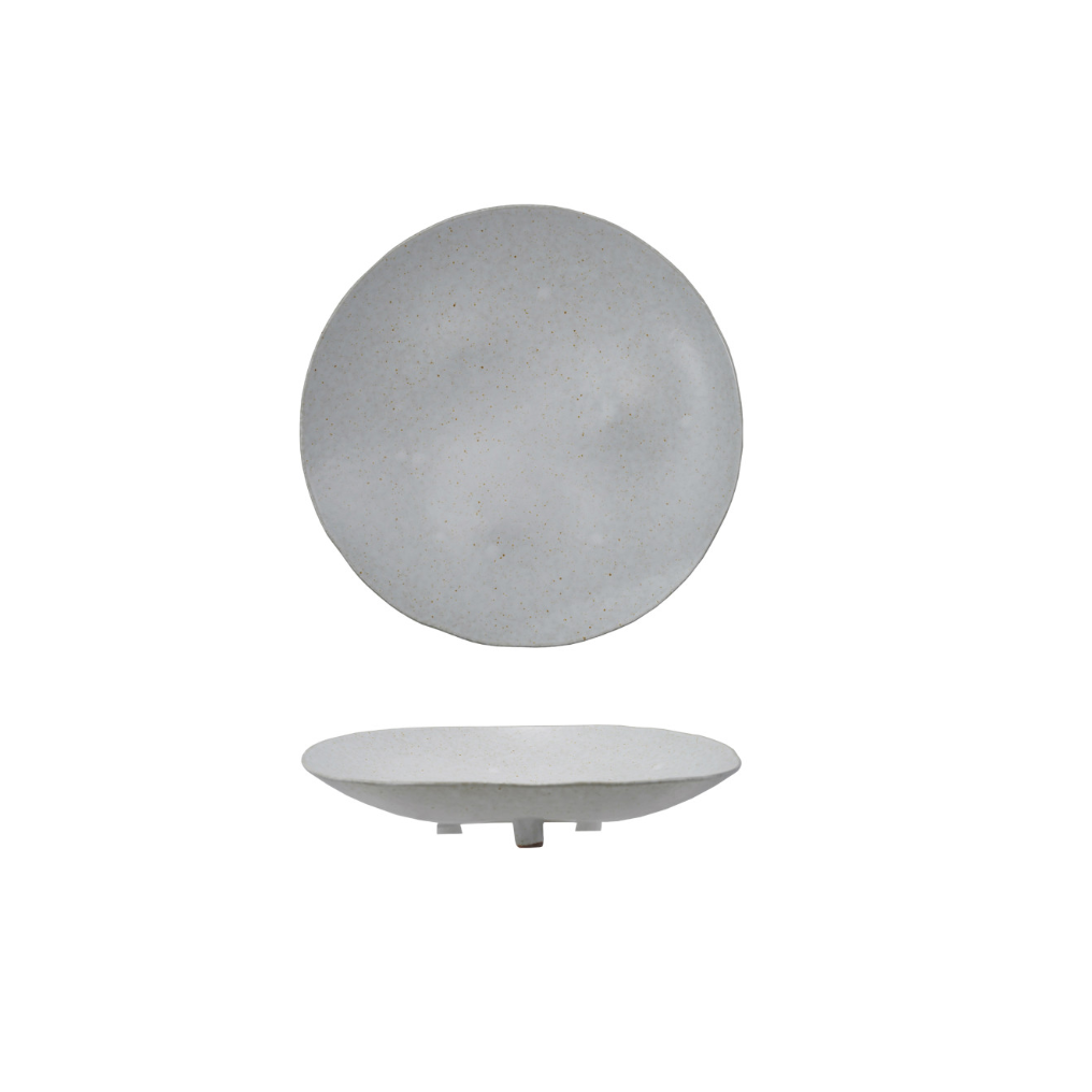 Speckled Footed Platter