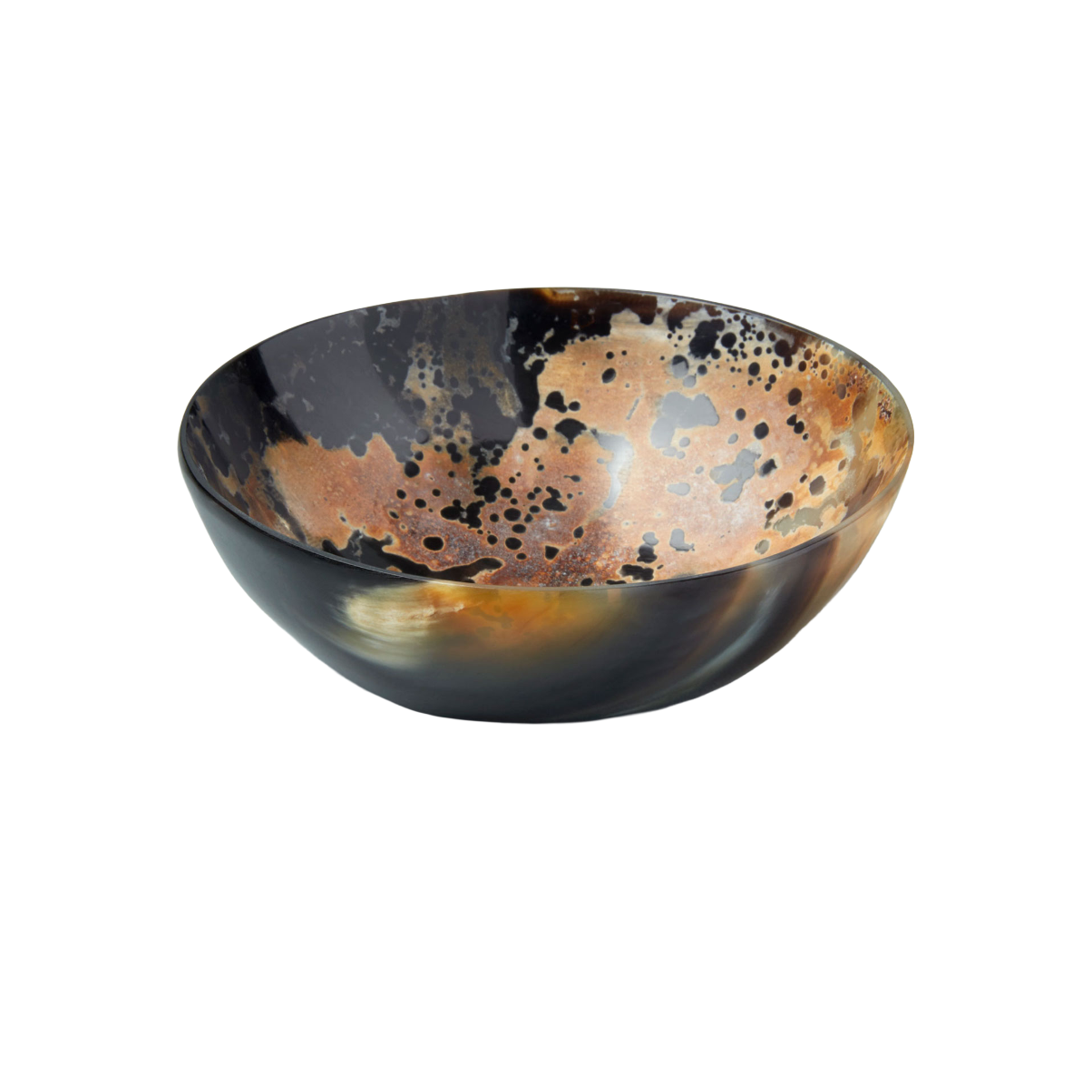 Splatter Horn Bowl, Medium