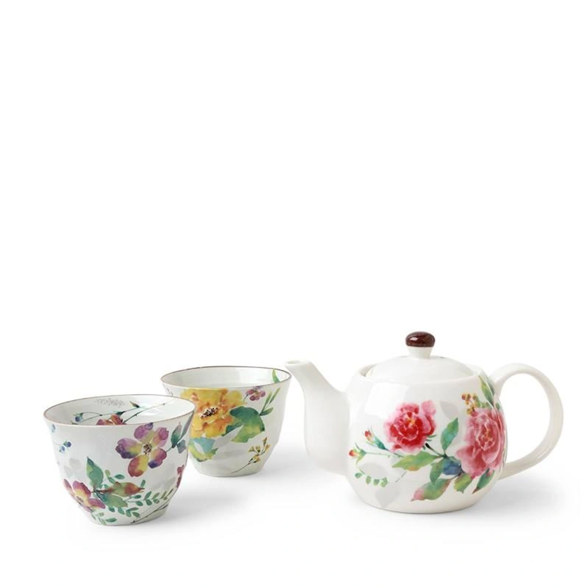 Tea Set, Spring Blossoms