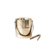 Stainless Steel Ice Bucket w/Tongs