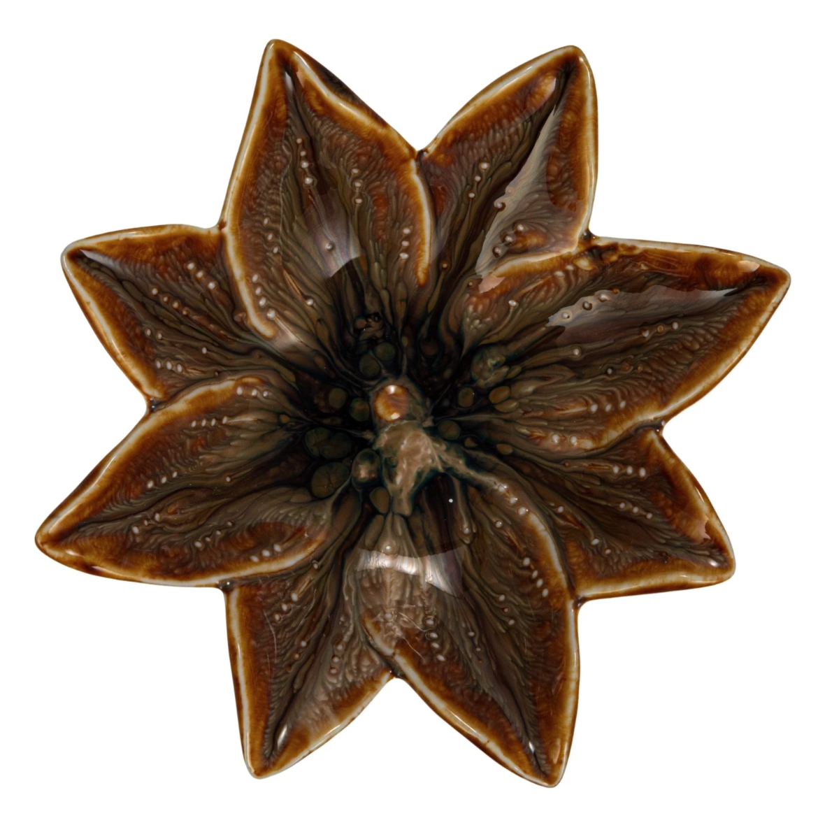 Stoneware Flower Dish
