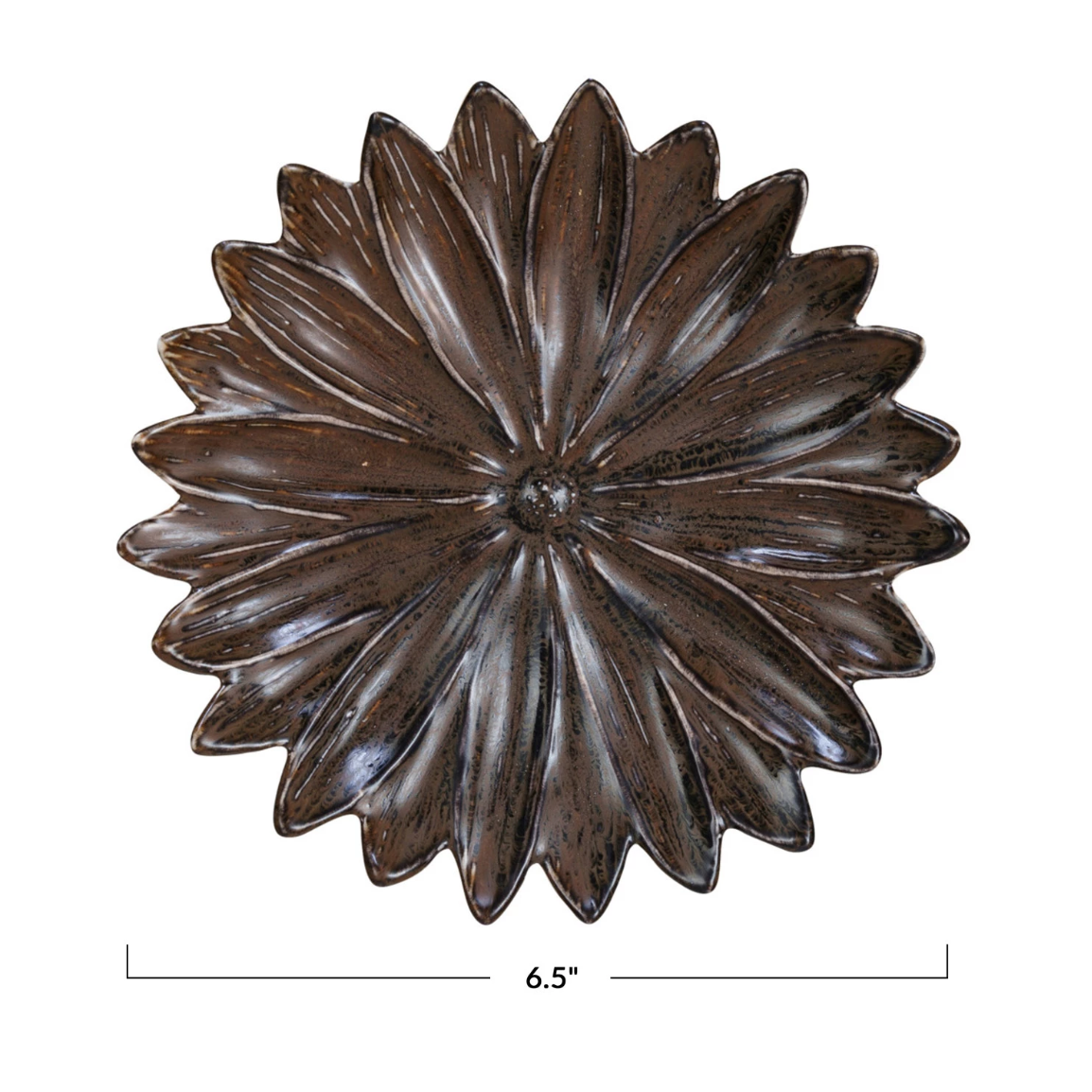 Stoneware Flower Dish