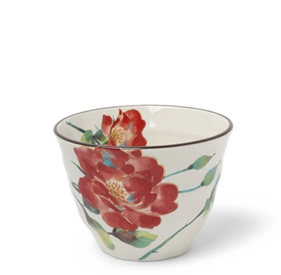 Summer Bloom Tea Cups, Set of 4