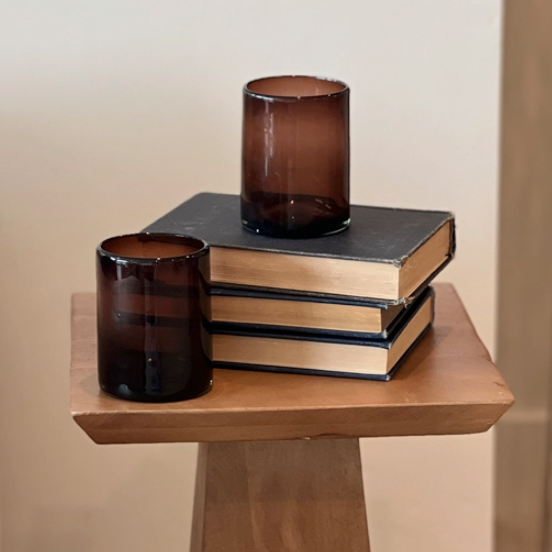 Handblown Tamarind Tumbler