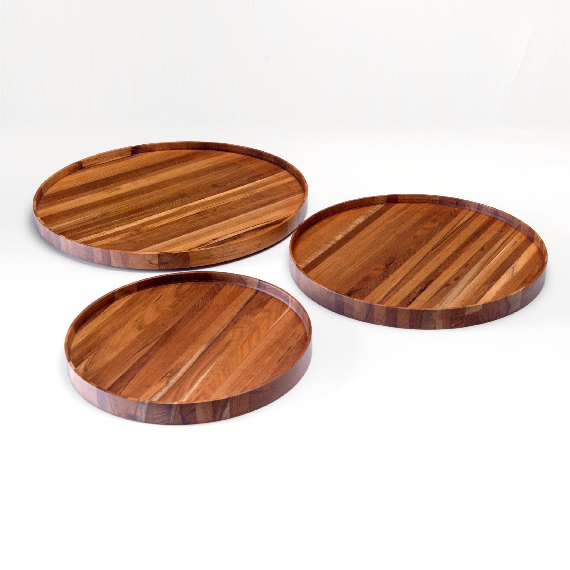 Teak Round Tray