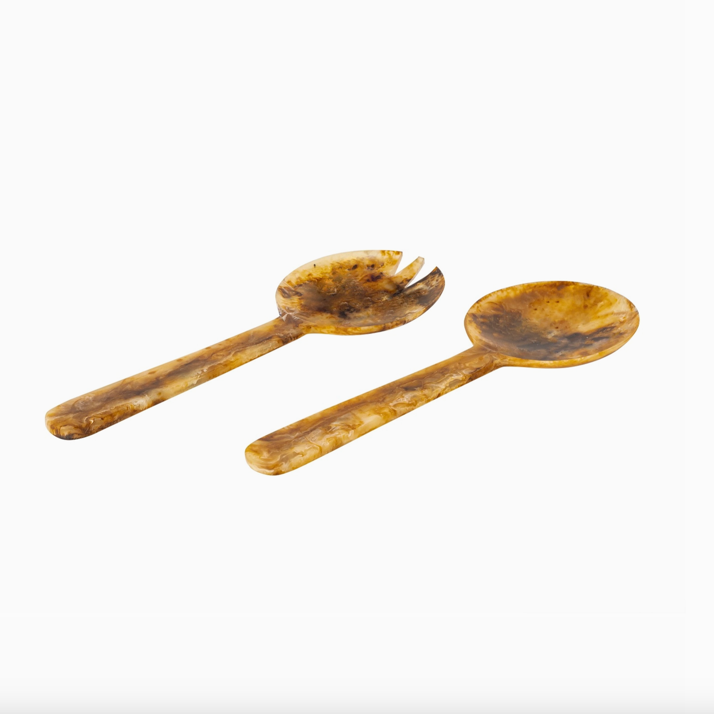 Tortoiseshell Salad Servers