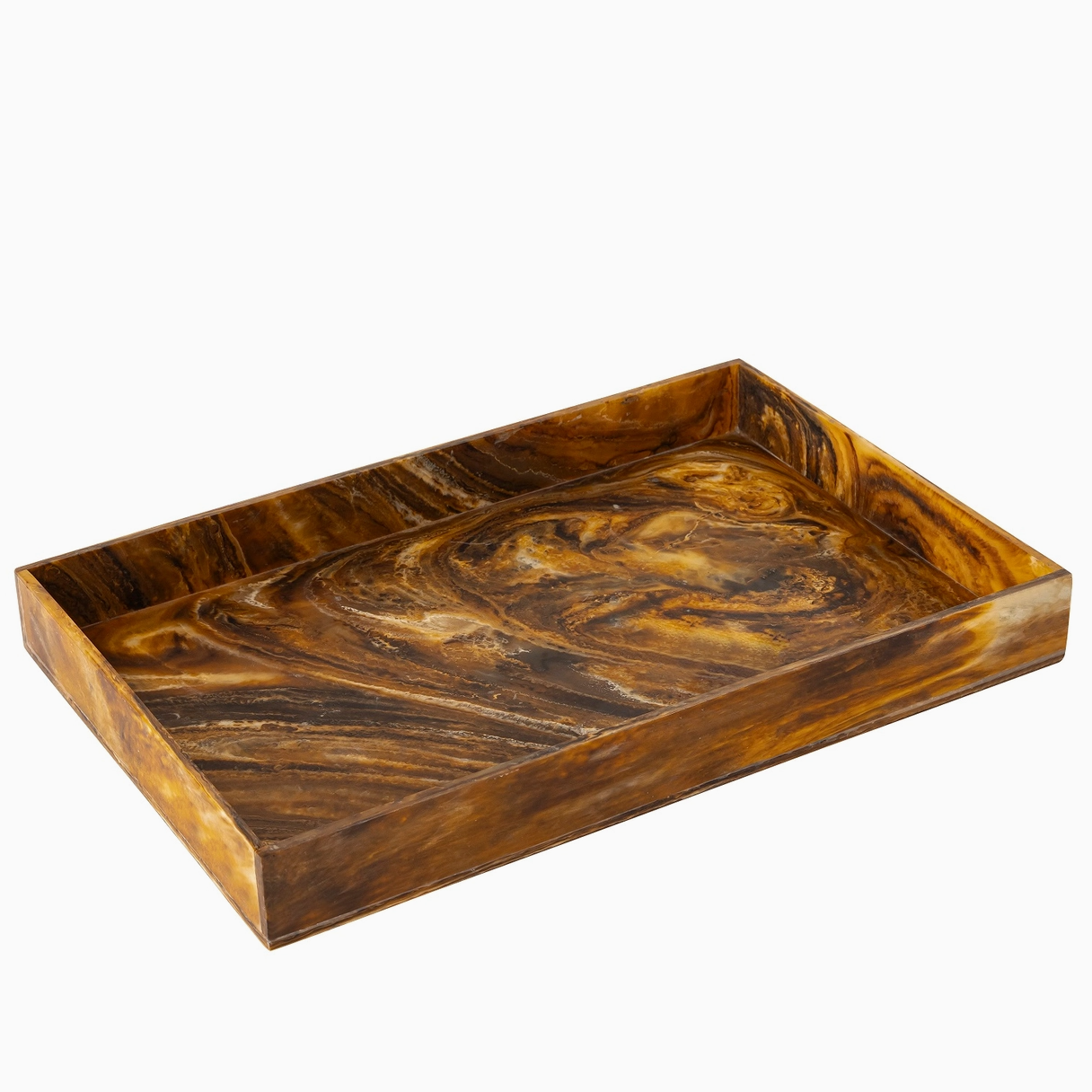 Tortoiseshell Rectangular Tray