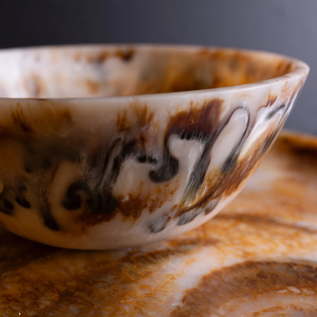 Tortoiseshell Salad Bowl