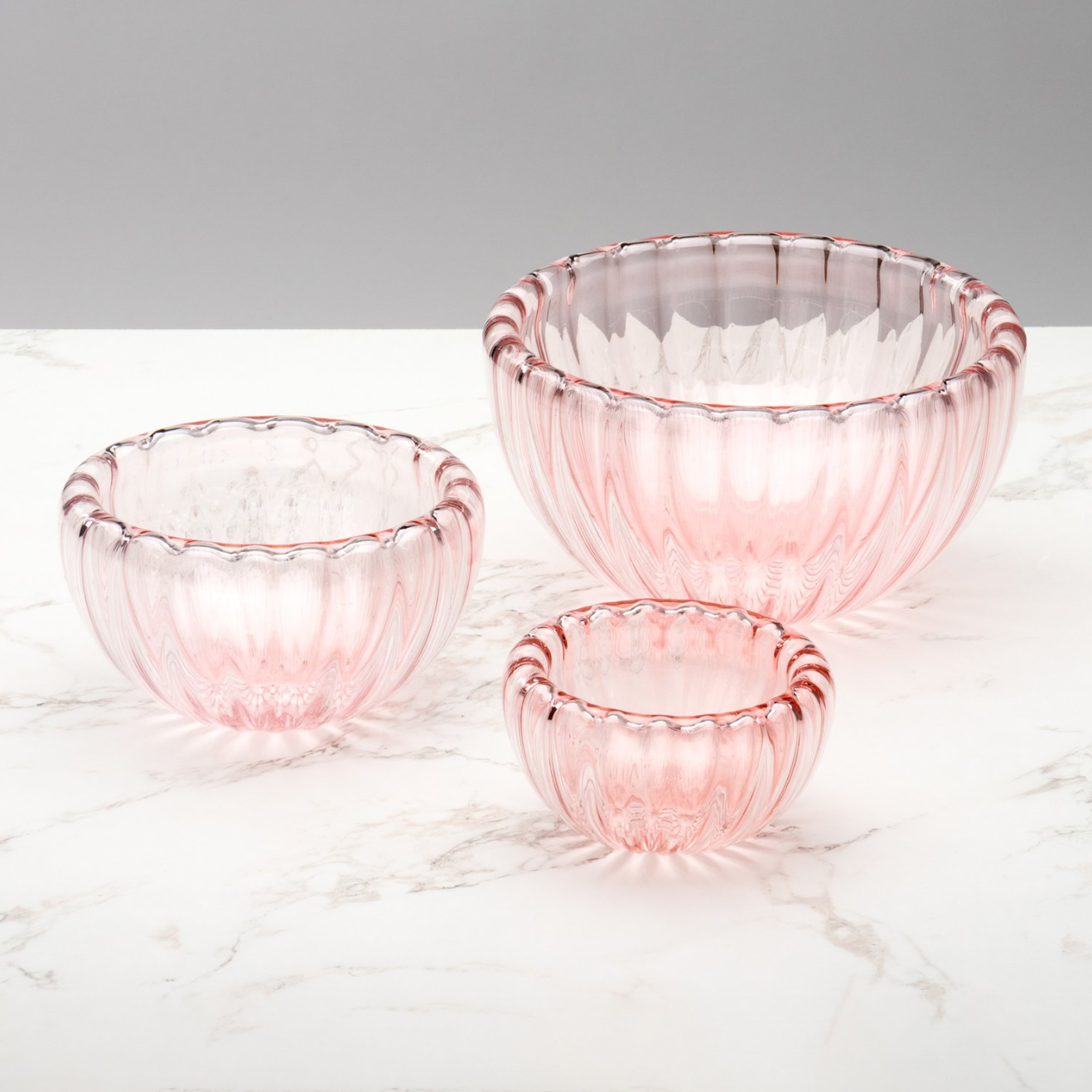 Uni Nesting Bowls, Pink